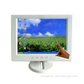 12inch POS ATM LCD Touch Screen Monitor with White Frame